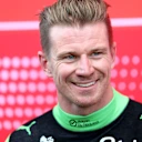 AUSTIN, TEXAS - OCTOBER 17: Nico Hulkenberg of Germany and Stake F1 Team Kick Sauber is interviewed during Sprint Qualifying ahead of the F1 Grand Prix of United States at Circuit of The Americas on October 17, 2025 in Austin, Texas. (Photo by Peter Fox/Getty Images)