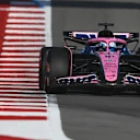 AUSTIN, TEXAS - OCTOBER 18: Pierre Gasly of France driving the (10) Alpine F1 A525 Renault on track during Qualifying ahead of the F1 Grand Prix of United States at Circuit of The Americas on October 18, 2025 in Austin, Texas. (Photo by Clive Mason/Getty Images)