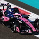 Kush Maini takes to the track in the Alpine