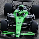 BAHRAIN, BAHRAIN - FEBRUARY 26: Nico Hulkenberg of Germany driving the (27) Kick Sauber C45 Ferrari