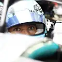 BAHRAIN, BAHRAIN - FEBRUARY 26: George Russell of Great Britain and Mercedes AMG Petronas F1 Team