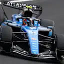 SUZUKA, JAPAN - MARCH 29: Carlos Sainz of Spain driving the (55) Williams FW48 Mercedes on track