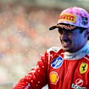 SUZUKA, JAPAN - MARCH 29: Third placed Charles Leclerc of Monaco and Scuderia Ferrari celebrates on the podium during the F1 Grand Prix of Japan at Suzuka Circuit on March 29, 2026 in Suzuka, Japan. (Photo by Mario Renzi - Formula 1/Formula 1 via Getty Images)