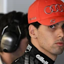 SUZUKA, JAPAN - MARCH 27: Gabriel Bortoleto of Brazil and Audi F1 Team looks on during practice