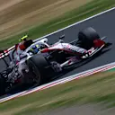 SUZUKA, JAPAN - MARCH 28: Oliver Bearman of Great Britain driving the (87) Haas F1 VF-26 Ferrari on track during final practice ahead of the F1 Grand Prix of Japan at Suzuka Circuit on March 28, 2026 in Suzuka, Japan. (Photo by Mark Thompson/Getty Images)