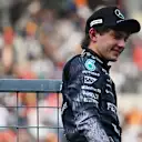 SUZUKA, JAPAN - MARCH 28: Pole position qualifier Andrea Kimi Antonelli of Italy and Mercedes AMG Petronas F1 Team celebrates during qualifying ahead of the F1 Grand Prix of Japan at Suzuka Circuit on March 28, 2026 in Suzuka, Japan. (Photo by Rudy Carezzevoli/Getty Images)