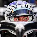 SUZUKA, JAPAN - MARCH 28: Alexander Albon of Thailand and Williams prepares to drive during