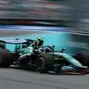 MIAMI, FLORIDA - MAY 03: Fernando Alonso of Spain driving the (14) Aston Martin F1 Team AMR26 Honda on track during the F1 Grand Prix of Miami at Miami International Autodrome on May 03, 2026 in Miami, Florida. (Photo by Mark Thompson/Getty Images)