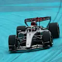 MIAMI, FLORIDA - MAY 02: Nico Hulkenberg of Germany driving the (27) Audi F1 Team R26 stops on his way to the grid prior to the Sprint ahead of the F1 Grand Prix of Miami at Miami International Autodrome on May 02, 2026 in Miami, Florida. (Photo by Chris Graythen/Getty Images)
