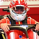BAHRAIN, BAHRAIN - FEBRUARY 20: Charles Leclerc of Monaco and Scuderia Ferrari. prepares to drive