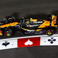 STREETS OF LAS VEGAS, UNITED STATES OF AMERICA - NOVEMBER 21: Lando Norris, McLaren MCL38 during