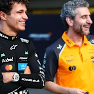 MEXICO CITY, MEXICO - OCTOBER 26: Race winner Lando Norris of Great Britain and McLaren and Andrea