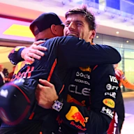 LUSAIL CITY, QATAR - NOVEMBER 30: Race winner Max Verstappen of the Netherlands and Oracle Red Bull