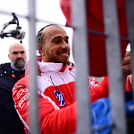 Lewis Hamilton of Scuderia Ferrari runs with the new Ferrari SF-26 at Circuito di Fiorano in