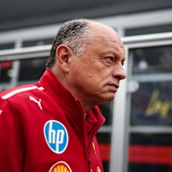 LAS VEGAS, NEVADA - NOVEMBER 21: Frederic Vasseur, Team Principal of Scuderia Ferrari arrives in