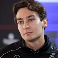 SHANGHAI, CHINA - MARCH 12: George Russell of Great Britain and Mercedes AMG Petronas F1 Team talks