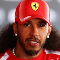 BARCELONA, SPAIN - JUNE 11: Lewis Hamilton of Great Britain and Scuderia Ferrari talks to the media
