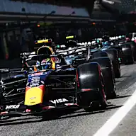 BARCELONA, SPAIN - JUNE 13: Isack Hadjar of France driving the (6) Oracle Red Bull Racing RB22 Red