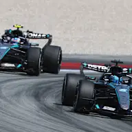 BARCELONA, SPAIN - JUNE 14: George Russell of Great Britain driving the (63) Mercedes AMG Petronas
