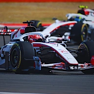 SHANGHAI, CHINA - MARCH 13: Esteban Ocon of France driving the (31) Haas F1 VF-26 Ferrari leads