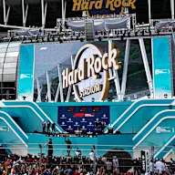 MIAMI, FLORIDA - MAY 08: A general view of the podium celebrations during the F1 Grand Prix of