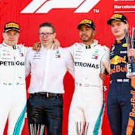 CIRCUIT DE BARCELONA-CATALUNYA, SPAIN - MAY 13: Valtteri Bottas, Mercedes AMG F1, 2nd position,