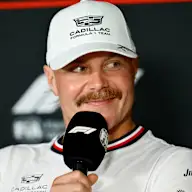 MELBOURNE, AUSTRALIA - MARCH 05: Valtteri Bottas of Finland and Cadillac F1 Team speaks in the