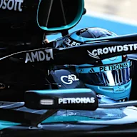 SPIELBERG, AUSTRIA - JUNE 26: George Russell of Great Britain driving the (63) Mercedes AMG