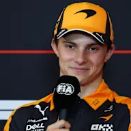 SPIELBERG, AUSTRIA - JUNE 25: Oscar Piastri of Australia and McLaren speaks in the Drivers Press