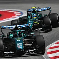BARCELONA, SPAIN - JUNE 14: Lance Stroll of Canada driving the (18) Aston Martin F1 Team AMR26