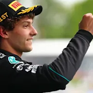 MONTREAL, QUEBEC - MAY 24: Race winner Andrea Kimi Antonelli of Italy and Mercedes AMG Petronas F1