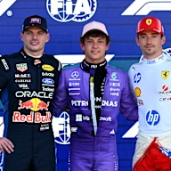 MIAMI, FLORIDA - MAY 02: Pole position qualifier Andrea Kimi Antonelli of Italy and Mercedes AMG