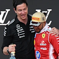MONTE-CARLO, MONACO - JUNE 07: Second placed Lewis Hamilton of Great Britain and Scuderia Ferrari