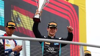 MONZA, ITALY - SEPTEMBER 02: Race winner Franco Colapinto of Argentina and MP Motorsport (10)
