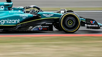 SILVERSTONE CIRCUIT, UNITED KINGDOM - JULY 08: Fernando Alonso, Aston Martin AMR23 during the