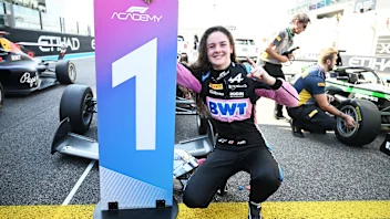 ABU DHABI, UNITED ARAB EMIRATES - DECEMBER 07: Race winner Abbi Pulling of Great Britain and Rodin