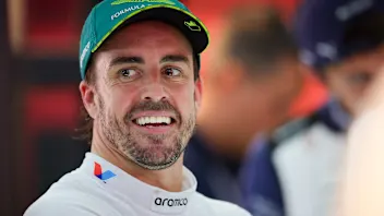 JEDDAH, SAUDI ARABIA - MARCH 09: Fernando Alonso of Spain and Aston Martin looks on during the F1