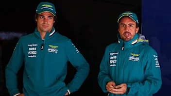 SPIELBERG, AUSTRIA - JUNE 29: 15th placed qualifier Fernando Alonso of Spain and Aston Martin F1