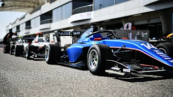 BAHRAIN, BAHRAIN - FEBRUARY 10: The car of Luke Browning of Great Britain and Hitech Pulse-Eight