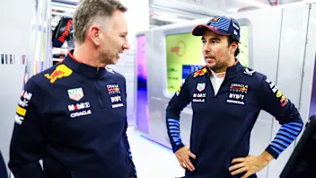 LUSAIL CITY, QATAR - NOVEMBER 30: Sergio Perez of Mexico and Oracle Red Bull Racing prepares to