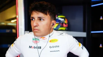 ABU DHABI, UNITED ARAB EMIRATES - DECEMBER 09: Isack Hadjar of France and Oracle Red Bull Racing