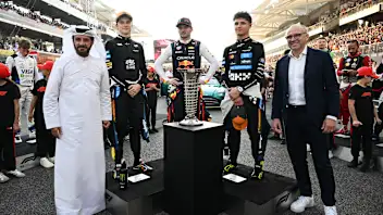 ABU DHABI, UNITED ARAB EMIRATES - DECEMBER 07: 2025 F1 World Drivers Championship contenders ≈Lando