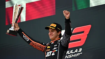 IMOLA, ITALY - MAY 18: Race winner Santiago Ramos of Mexico and Van Amersfoort Racing (21)