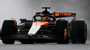 NORTHAMPTON, ENGLAND - JULY 06: Lando Norris of Great Britain and McLaren prepares to drive in the