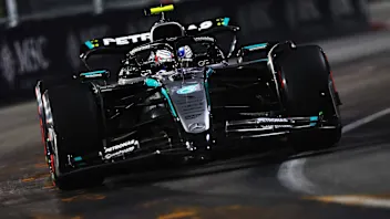 LAS VEGAS, NEVADA - NOVEMBER 20: Andrea Kimi Antonelli of Italy driving the (12) Mercedes AMG