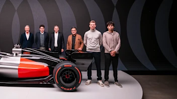 Team Principal Jonathan Wheatley, Head of Audi F1 Project Mattia Binotto, Audi CEO Gernot Döllner,