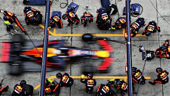 during the Formula One Grand Prix of China at Shanghai International Circuit on April 9, 2017 in