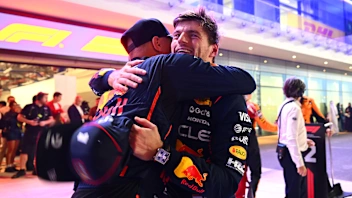 LUSAIL CITY, QATAR - NOVEMBER 30: Race winner Max Verstappen of the Netherlands and Oracle Red Bull