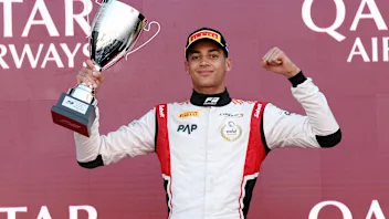 MELBOURNE, AUSTRALIA - MARCH 08: Race winner Ugo Ugochukwu of United States and Campos Racing (2)