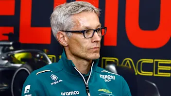 SPA, BELGIUM - JULY 28: Mike Krack, Team Principal of the Aston Martin F1 Team attends the Team